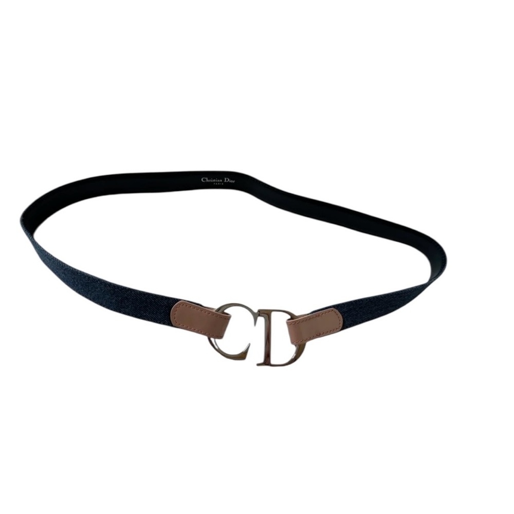 CHRISTIAN DIOR DENIM BELT - Picture 4 of 5